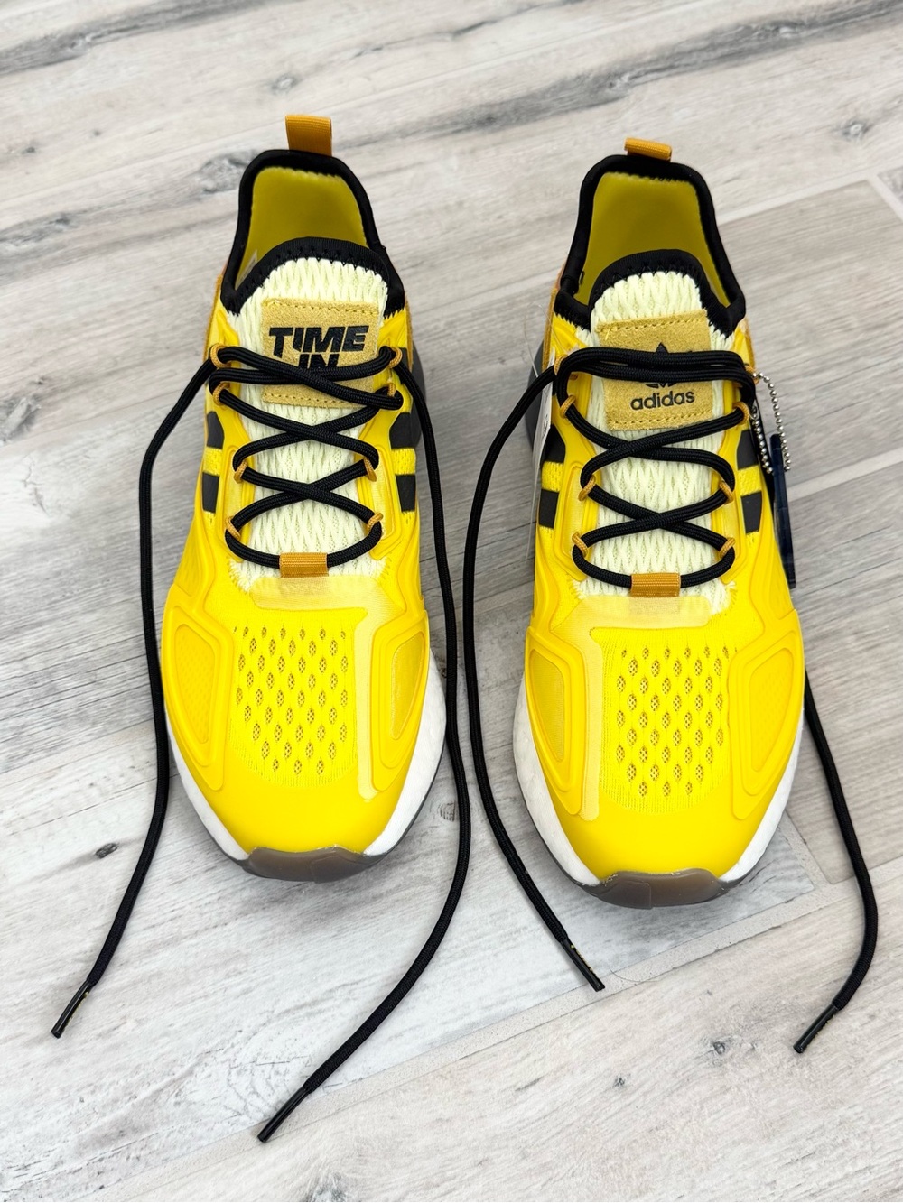 Adidas Yellow Ninja ZX 2K Boost JR Shoes
